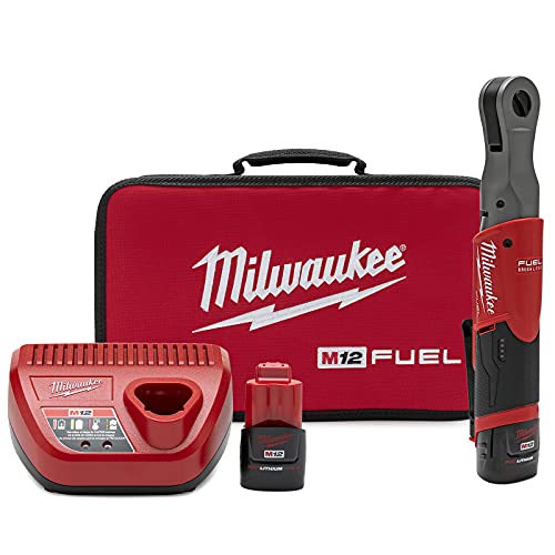 M12 FUEL 3/8' RATCHET 2BAT