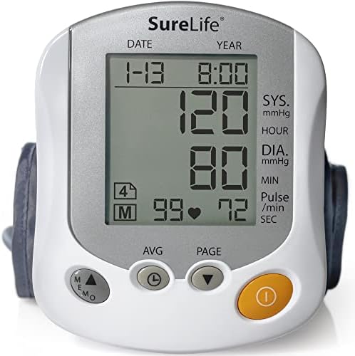 SureLife Premium Talking Arm Blood Pressure Monitor w/Universal Cuff - (1 per Box)