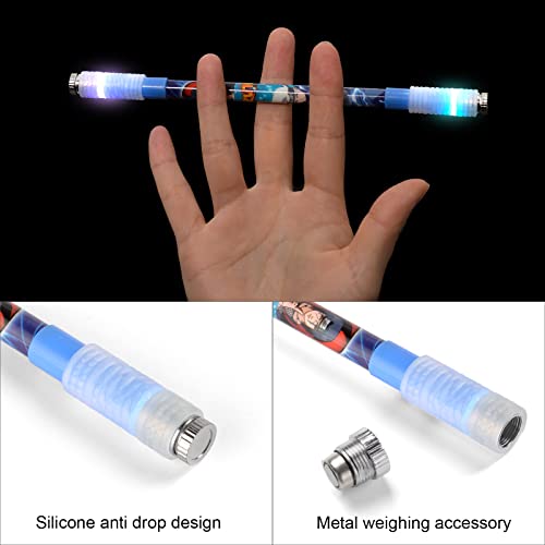 OSDUE 2 Pezzi Penna Rotante LED, Penne Rotanti, 2