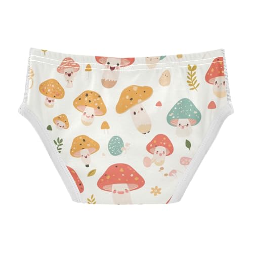 KLL Mushroom Doodle Baby Boys Cotton Training Underwear Breathable Children Panties2