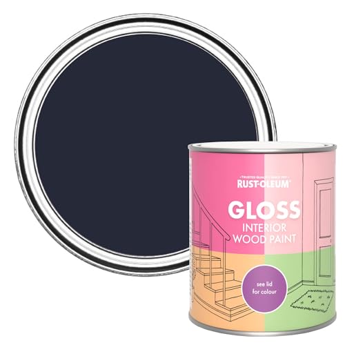 Rust-Oleum Blue Interior Wood Paint in Gloss Finish - Odyssey 750ml