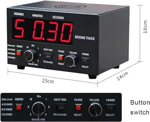 Temporizador Profesional para Gimnasio con Pantalla LED miniatura 7