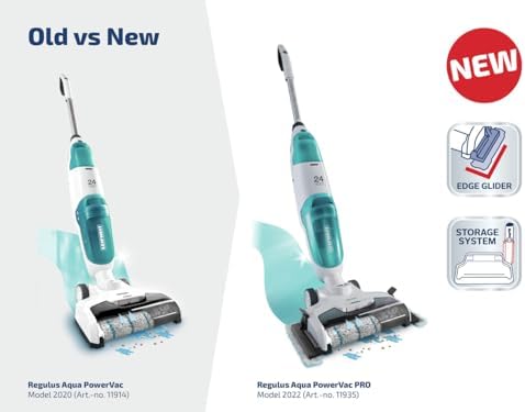 Leifheit 11935 Regulus Aqua PowerVac Pro Mop Ssący, Biały