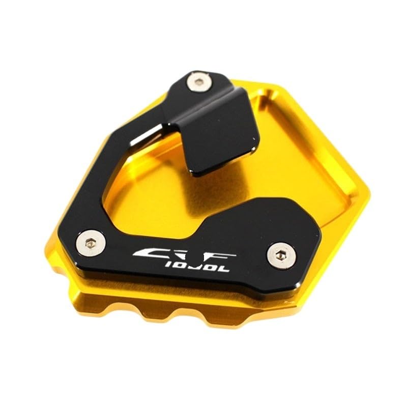 Support extension béquille moto Africa Twin anti-enfoncement pour sol meuble