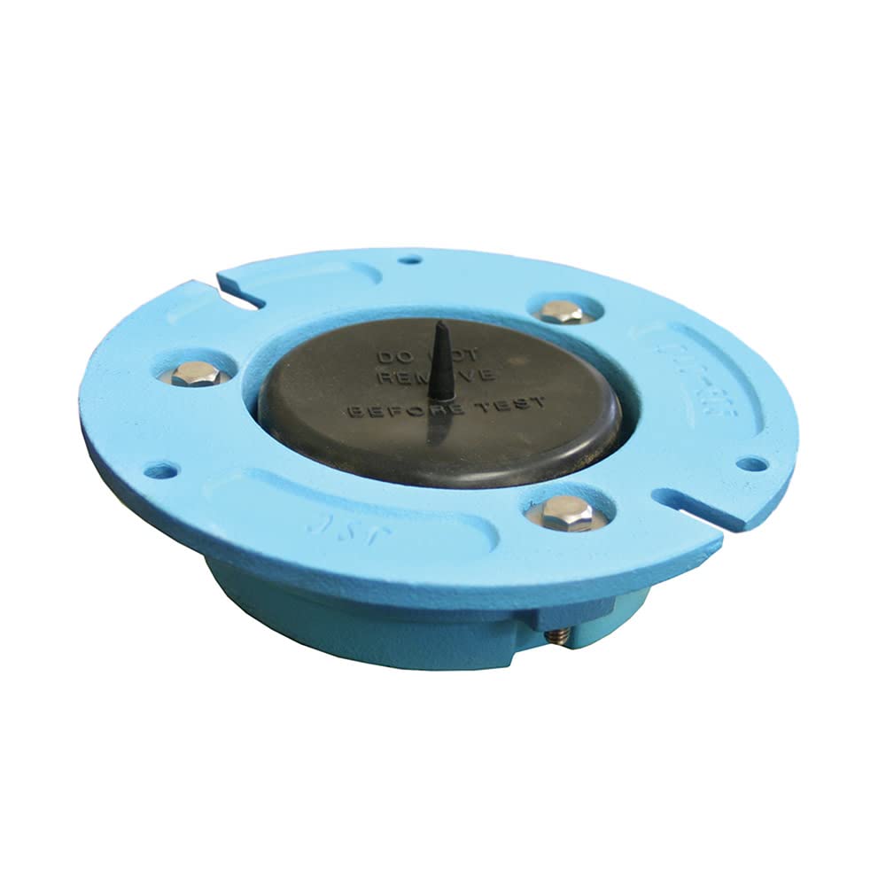 Jones Stephens C40500 - Brida de armario de 4 x 2 con tapa de prueba CI, color azul