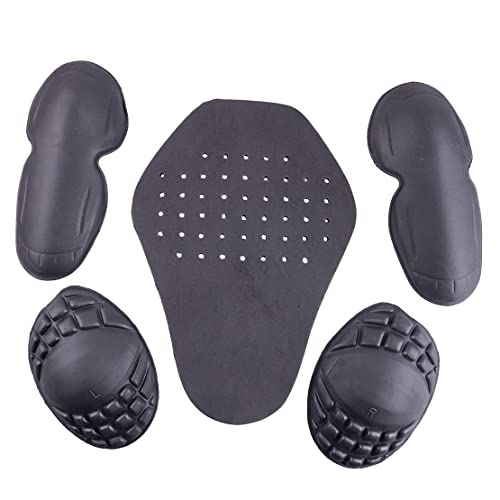 ciciTree Set/5Pcs Motorcycle Jacket Lining Protector Pad Armor for Shoulder Knee Elbow Back
