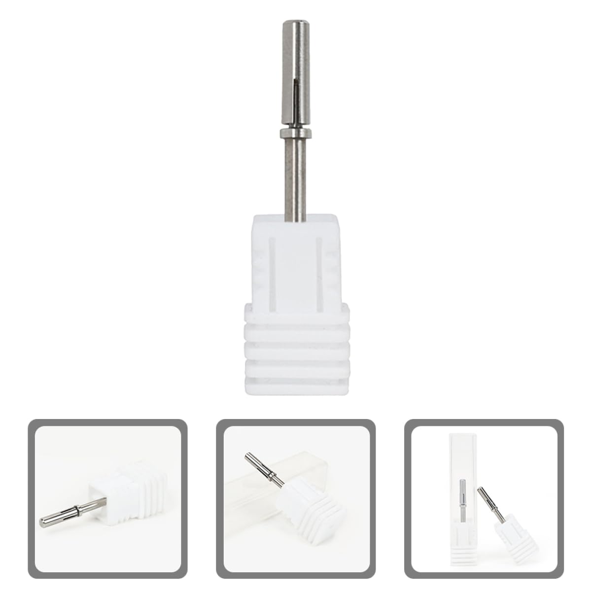 Healvian 5piezas Broca De Taladro Para Uñas Eje De Alta Accesorio De Manicura Para Salones y Casa Para Acrílicos y Mini