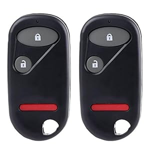 ECCPP NHVWB1U523 Key fob Replacement for Keyless Entry Remote Key Fob for Honda Civic/for H onda Pilot NHVWB1U523 NHVWB1U5212003 for h onda Civic Key fob (Pack of 2)