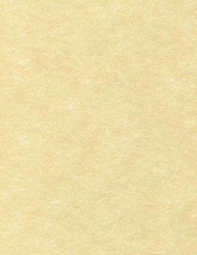 LUXPaper 8.5” x 11” Paper for Crafts and Printing in Gold Parchment, Scrapbook