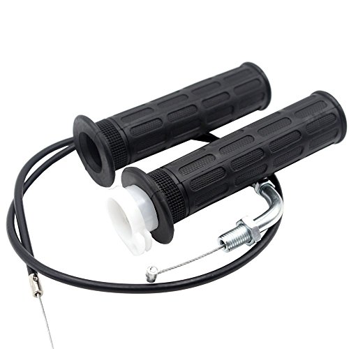 Royitay Throttle Cable 7/8" 22mm Handlebar Grip Throttle Cable Kill Switch Set for 49cc to 80cc Engine Parts Motorized Bicycle Push Mini Bike
