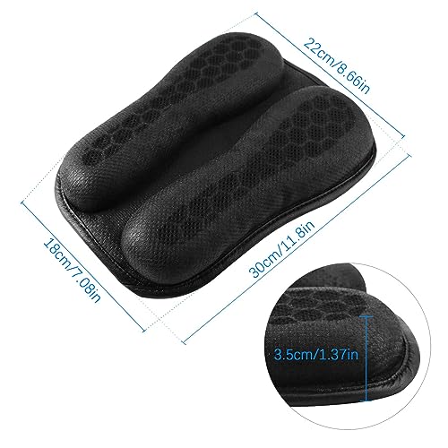PACEWALKER Universal Motorcycle Gel Seat Cushion 3D Honeycomb Structure Breathable and Shock Absorption Pad for Comfortable Long Rides by PACEWALKER - Used condition - Image 5