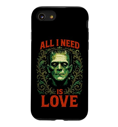 Image of Frankenstein I Need Love | Grunge Horror Halloween Case for iPhone SE (2020) / 7/8