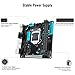 SHANGZHAOYUAN H97 Strong LGA 1150 Motherboard for Intel 4th Gen Core i7/i5/i3/E3 Processor (Mini ITX, DDR3, PCIe 3.0, NVME M.2, SATA 6Gb/s, VGA/DVI/HDMI-Compatible, Dual LAN)