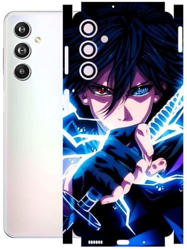 Image of AtOdds - Full Body Back Screen Guard Protector Film - Lamination Wrap Skin Sticker Compatible with Samsung Galaxy F54 (5G) | Scratchproof Matte Finish (Anime 42)