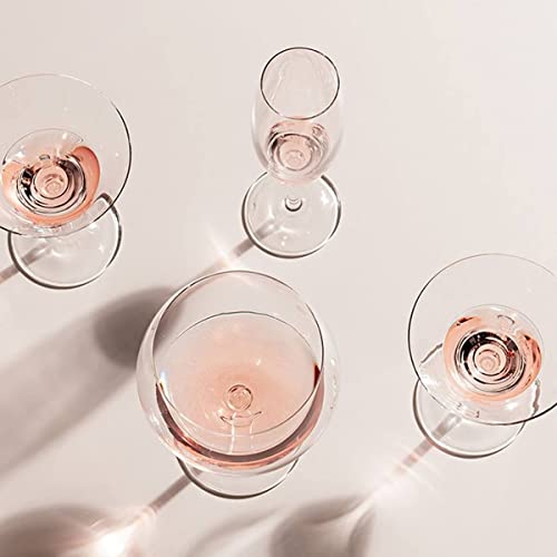 Jogo de Taças de Cristal Titânio 220ml Conjunto 6 Taças Para Champagne Sense