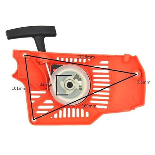 Arranque de retroceso para reparar motor de motosierra bloqueado G3800 38CC 6