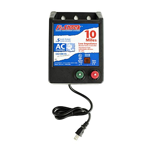 Fi-Shock EAC10M-FS 10-Mile AC Low Impedance Electric Fence Energizer