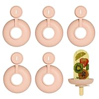 Porte-Glace Anti-Gouttes Pour Enfants - 5 Attrape-Gouttes Silicone Réutilisables Garçons Filles