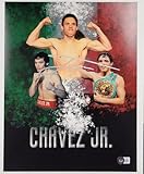 Julio Cesar Chavez Jr. signed 11x14 photo boxing autograph ~ Beckett BAS - Autographed Boxing Photos