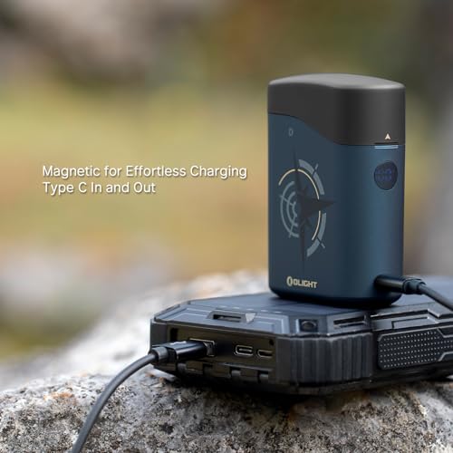 Image of OLIGHT Baton4 Premium Edition EDC Flashlights 1300 Lumens with Type-C Charging Box, Powered by Rechargeable Battery, Small Bright Light IPX8 Waterproof for Emergencies, Outdoors (Guidance)