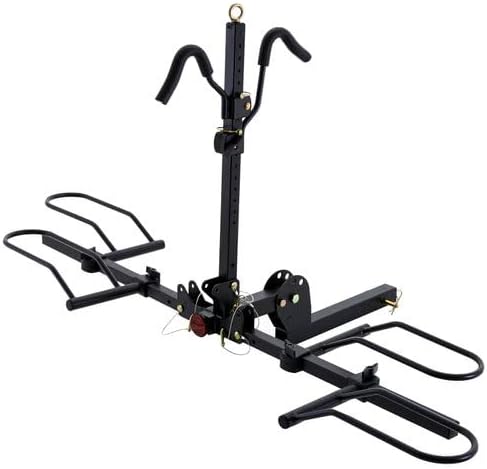 Hitch Platform Bike Frack for E-Bikes and Fat Tire Bikes - for 2 Bikes 200 lbs. Capacity