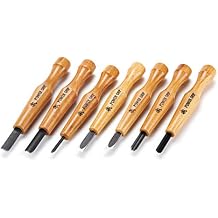 Mikisyo Power Grip Carving Tools, 7 Piece Set Japan Import