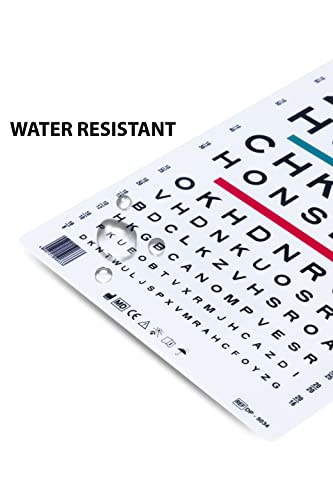 KSIPL Snellen Visual Acuity Eye Chart for 10 Feet 14 x 9 Inches