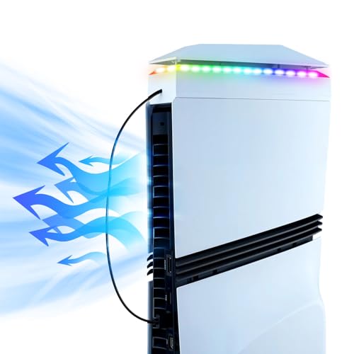 Mcbazel Ventilador Superior para PS5 Pro, Base de Refrigeración