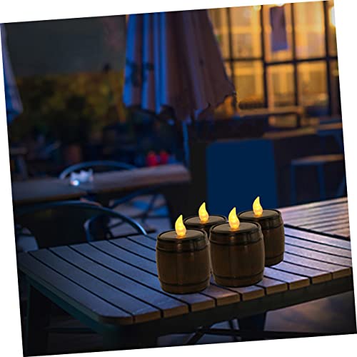 Luz solar tealight para exterior vela de carga solar decorativa para balcones 7