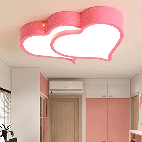 Plafonnier LED chambre enfant en forme de cœur le cadeau déco idéal