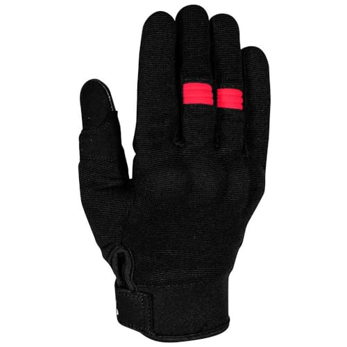 Rusty Stitches Guantes Clyde V2 Negro-Rojo (14-4XL)