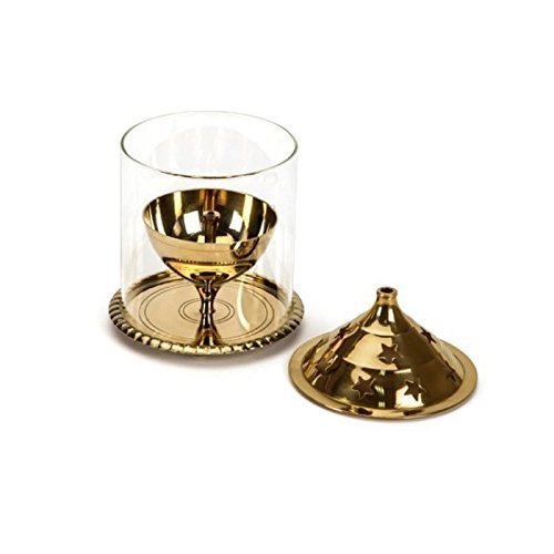 Lampe à pétrole en laiton de Bureau WILD and WESSEL 19ème siècle - Décoration