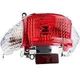 MFC·passion Tail Light 12V 5W Light Turn Signal Lamp Assembly for 4-stroke GY6 49cc 50cc TaoTao Sunny Jonway Chinese Scooters Moped