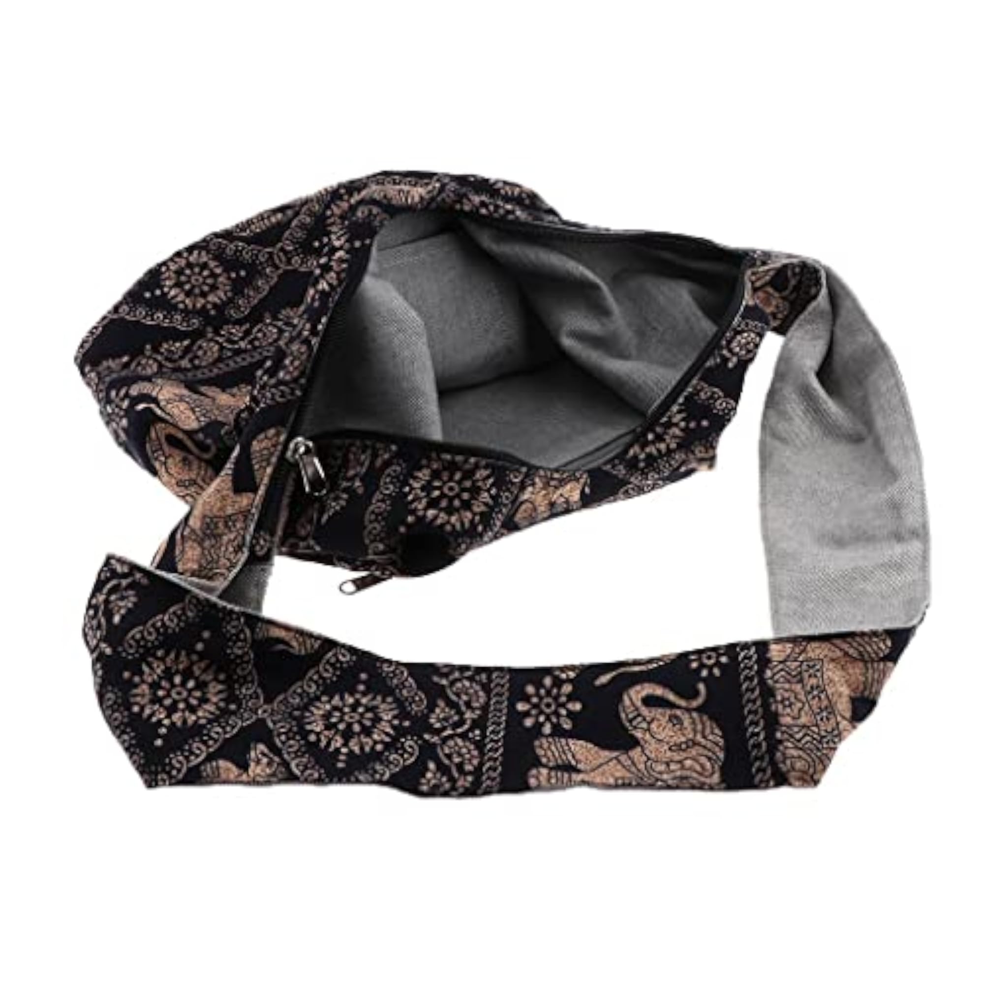 Bohemian Sling Crossbody Shoulder Bag, Hippie Style