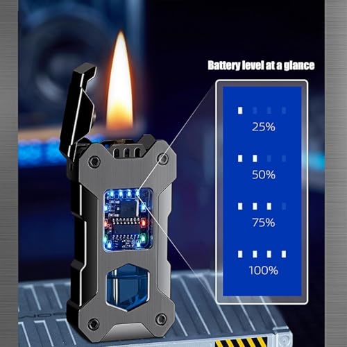 Encendedor sensor gravedad recargable de queroseno miniatura 7