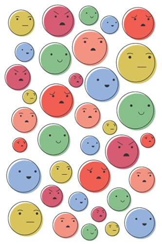Emoji Notebook: Colorful Happy Sad Face Emoji Notebook/ Dot Grid Notebook (6 x 9) -100 Dotted pages