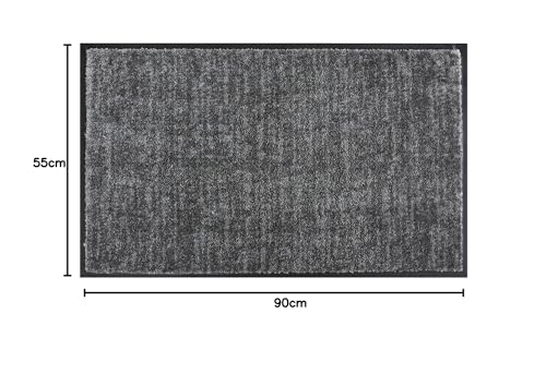 Tapis de course Entrée MD Soft&Clean gris idéal pour garder la maison propre - 3