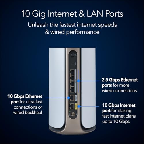 Image of NETGEAR Orbi 970 Series (2026 Release) WiFi 7 Mesh System, 2 Pack