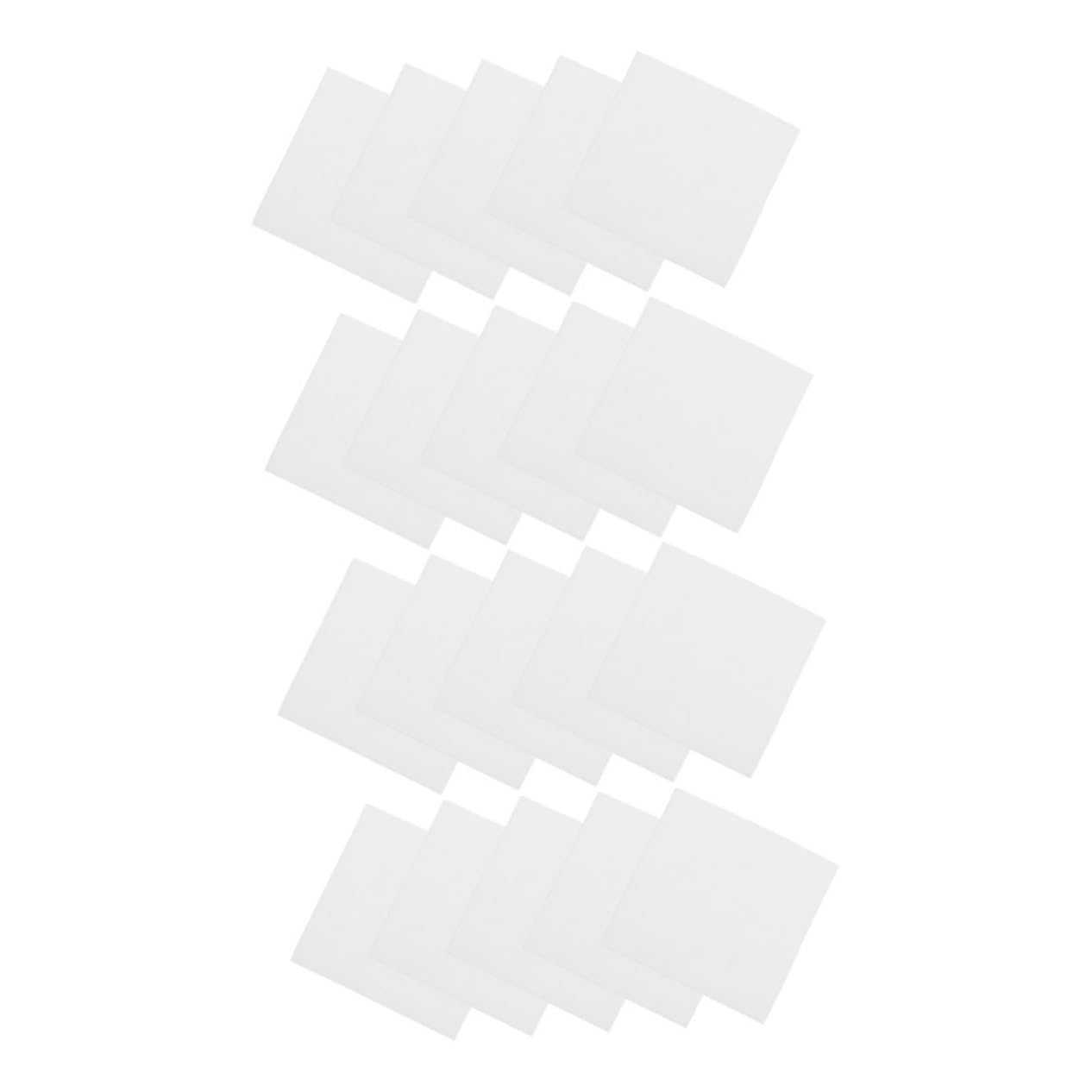 Housoutil Fireproof Ceramic Fiber Boards Insulated Ceramic Sheet 20pcs Microwave Kiln Paper for DIY Craft Projects