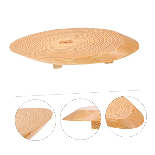 Plato de sushi de madera LIFKOME color caqui miniatura 6