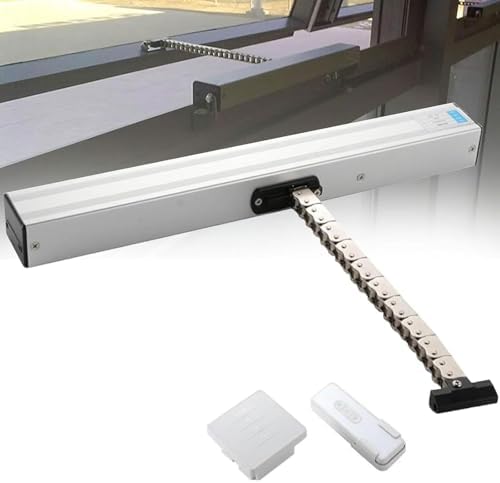 Remote Control Electric Window Opener, 300mm-1000mm Stroke, 400N Chain Actuator for Skylight & Greenhouse Windows, Easy Installation, Ideal for Home & Garden