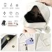 Aogist Mini Leather Backpack Purse 3-Pieces Fashion Bowknot Zipper Bags Cute Casual Travel Daypacks for Women (Beige)