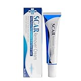 Scar Cream, Scar Removal Remover Ointment, Lightens All Types of Scars, Repairs Damaged Skin Tissue, No Need to Rinse For Neck, Abdomen, Back, Legs And Face