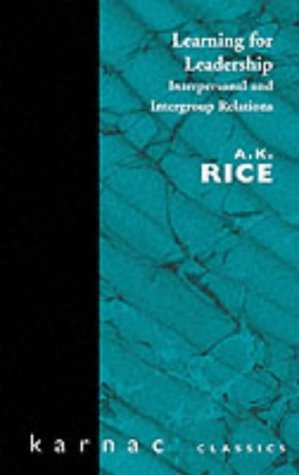 Learning for Leadership: Interpersonal and Intergroup Relations