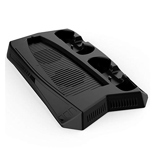 Cooling Fan Charging Dock Vertical Stand for PlayStation 5 PS5 Game Accessories With 3 USB HUB Charger Ports