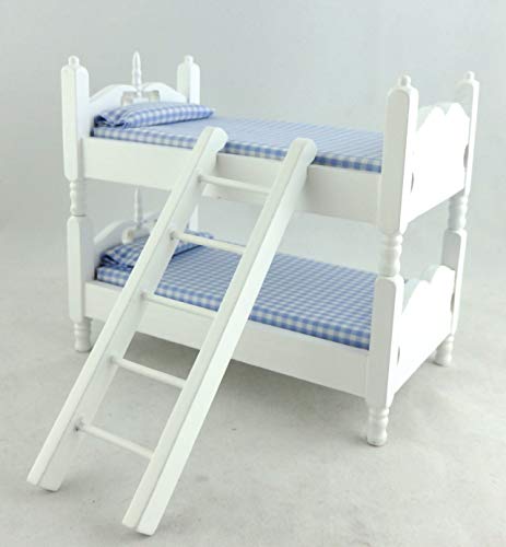 Aztec Imports, Inc. Dollhouse Miniature Student's Bunkbed Loft in White