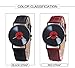 ITVIP Vinilo Retro Record nostálgico Esfera Reloj de cuarzo casual unisex Correa 245mm Negro Imagen de ITVIP Vinilo Retro Record nostálgico Esfera Reloj de cuarzo casual unisex Correa 245mm Negro