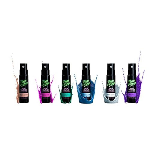 Juego de 6 aerosoles para el pelo, 40 ml, 6 colores para el cabello, aerosol para carnaval o Halloween