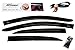 AirSleek Window Visor for Toyota Corolla 2013-2019 Rain Deflectors Guards Sun Side Vent rain Guard Sedan Outside Tape-On Mount Platinum 4-Pcs