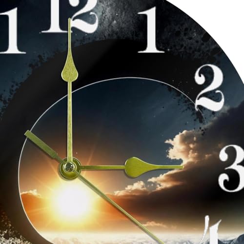 Horloge murale à quartz silencieuse idéale pour une cuisine moderne - 7